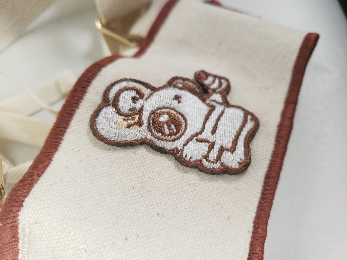 Closeup of Baker Bunneh patch.