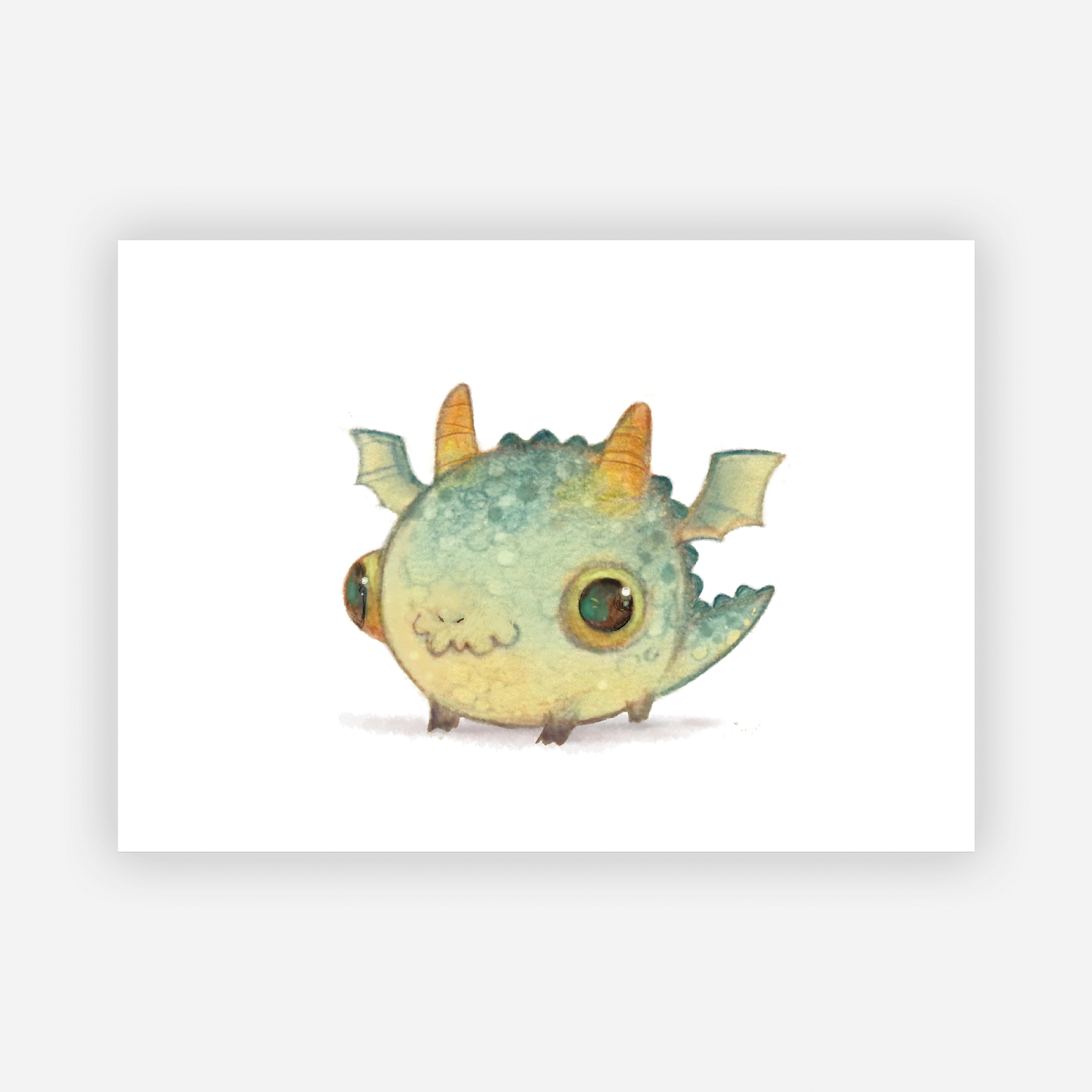 Heather Sketcheroos: Dwagon Meep Print