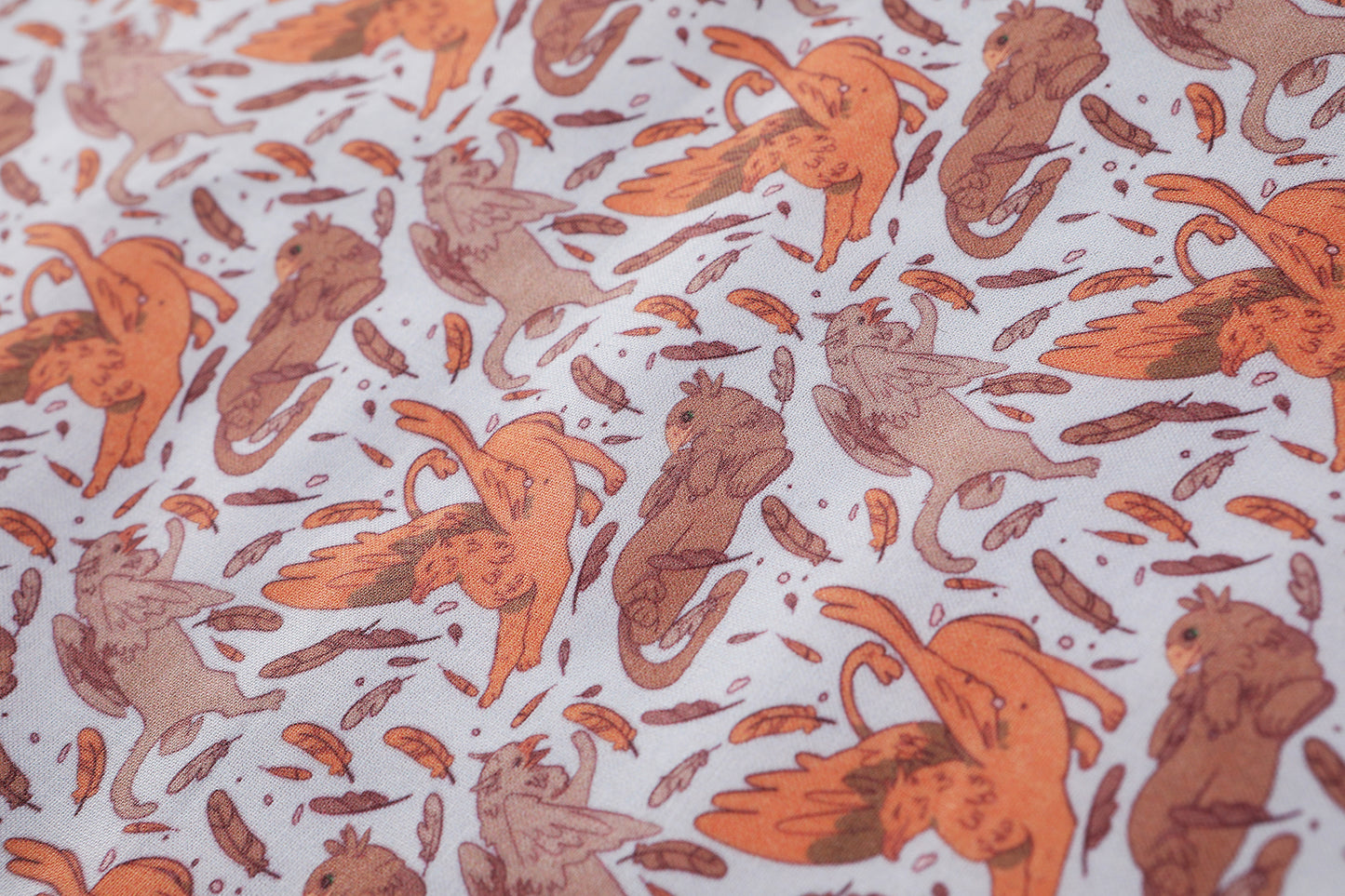 Closeup of Griffins Tea Towel.