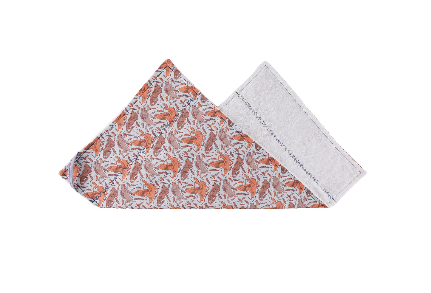 Griffins Tea Towel folded to show white lining.