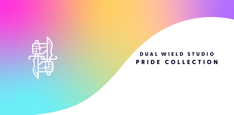 Dual Wield Studio Pride Collection rainbow logo
