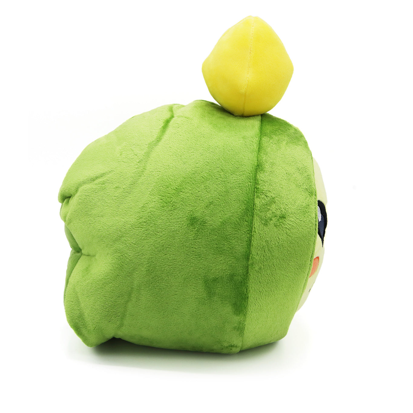 Right side view of green Pilfer Plush.