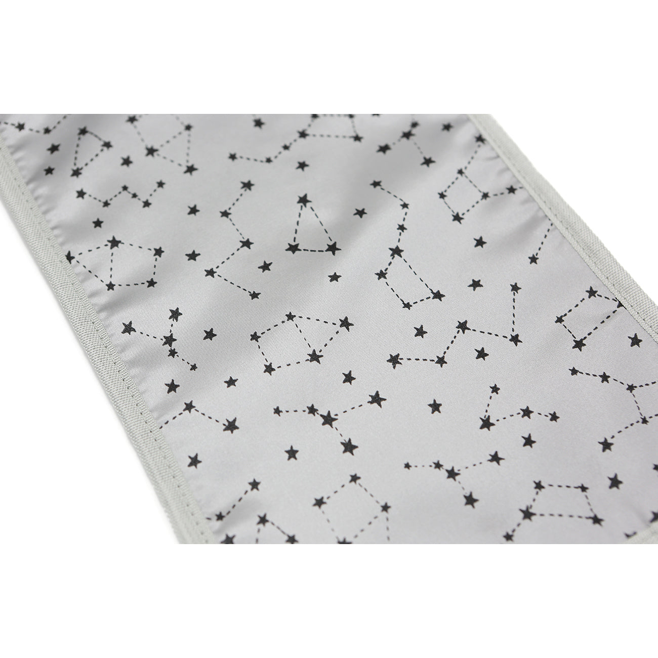 Ita bag constellations insert. The insert background is white with black stars and dotted constellations.