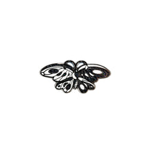 Load image into Gallery viewer, Iron Widow: Butterfly Pin on white background.