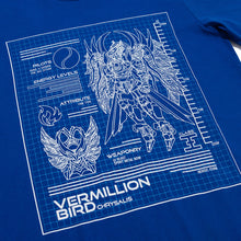 Load image into Gallery viewer, Iron Widow: Vermilion Bird Blueprint Tee