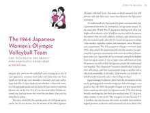 Load image into Gallery viewer, First pages of &quot;The 1964 Japanese Women&#39;s Olympic Volleyball Team.&quot;