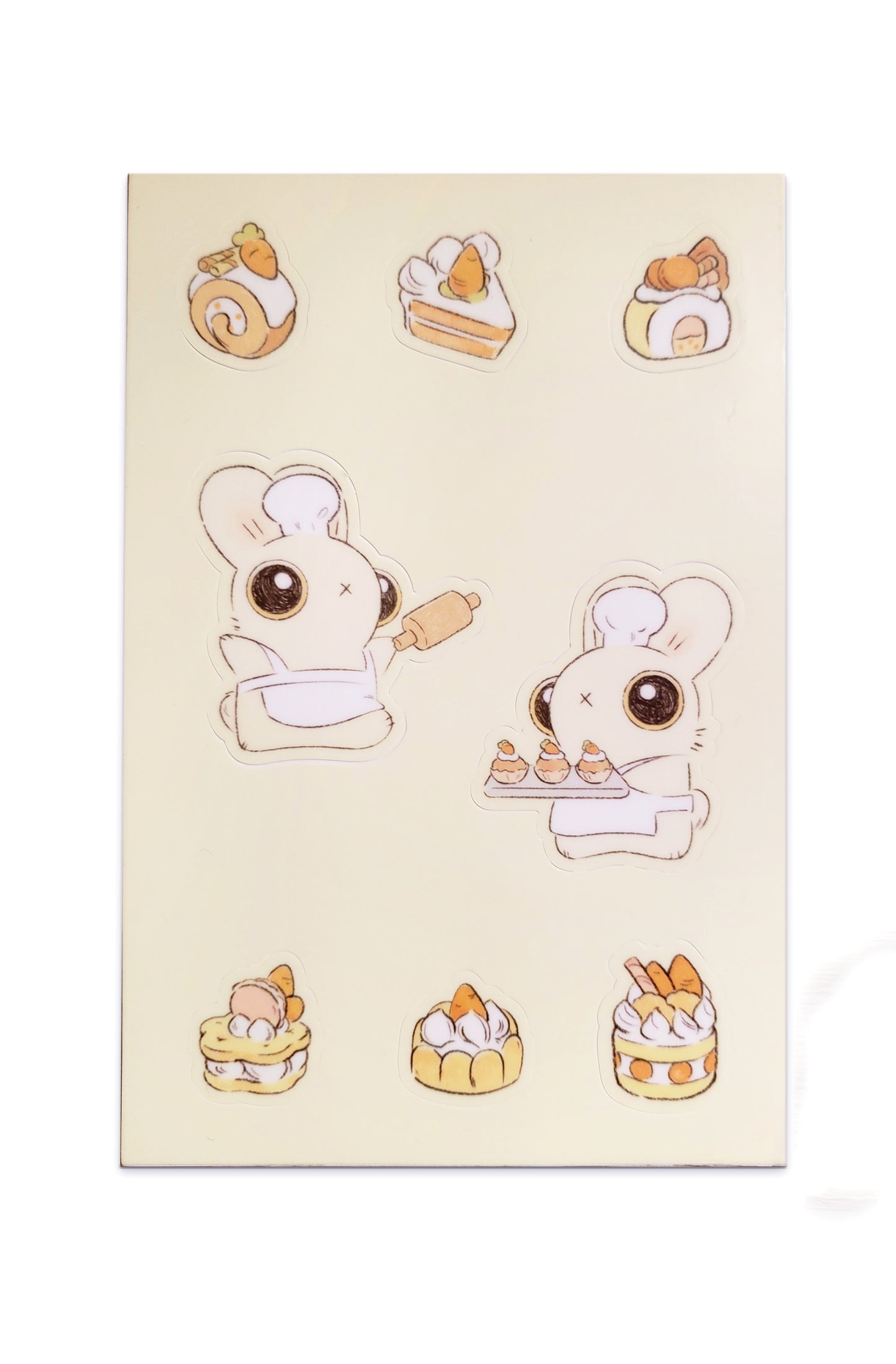 Heather Sketcheroos: Baker Bunneh Sticker Sheet
