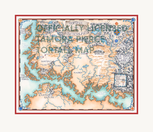 Tamora Pierce: Tortall Map