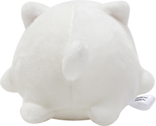 Load image into Gallery viewer, Back view of Odd, a white cat plush.