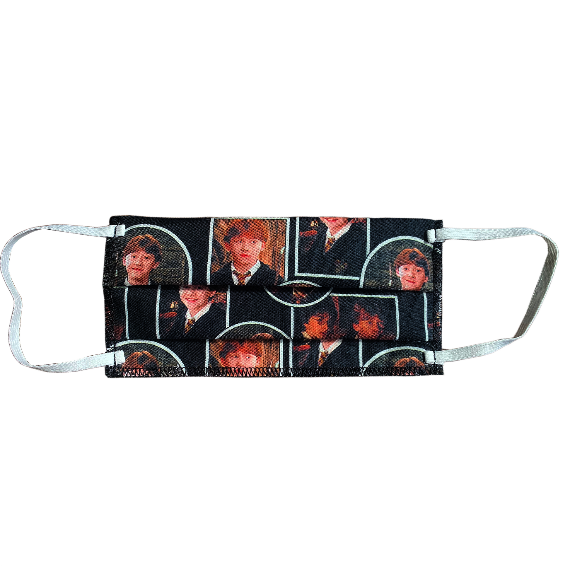 Ron Weasley mask on white background.