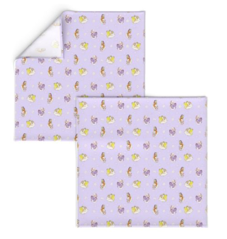Heather Sketcheroos: Lilac Jackalopes Table Napkins