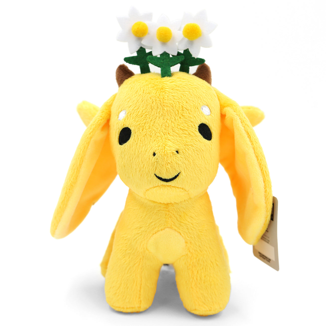 Front view of yellow Chamomile Plush.