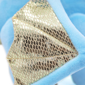 Closeup view of metallic "scale" detailing on dragon wing.