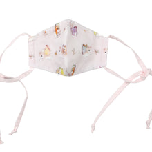 Load image into Gallery viewer, Pastel pink Bunnerfly mask on white background.