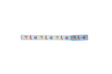 Load image into Gallery viewer, Top view of Sky blue washi tape unrolled on white background.