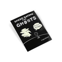 Load image into Gallery viewer, Spooky Peter Pin set on their black backing card with white background.