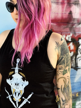 Load image into Gallery viewer, Gold Tiger Skull Tank (LIMITED EDITION)
