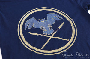 Closeup of Keladry Shield T-Shirt shield heraldry.